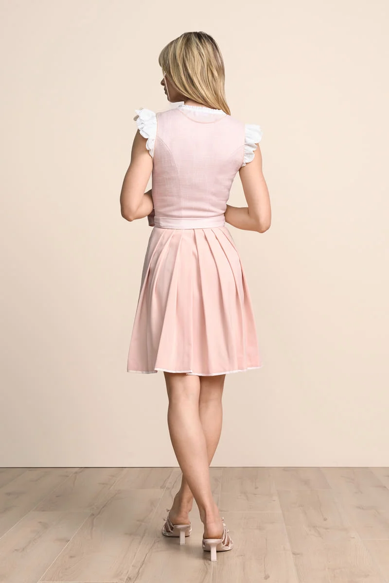 Kruger Mini Dirndl 2pc 50cm "Anara" pink (38)