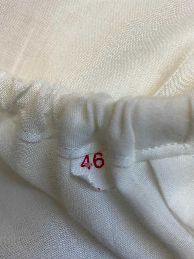 Vintage Dirndlbluse weiß - 1980er Jahre, Gr.42
