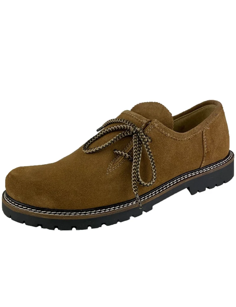 MADDOX Haferlschuhe "Altdorf" Veloursleder | Nuss Hellbraun