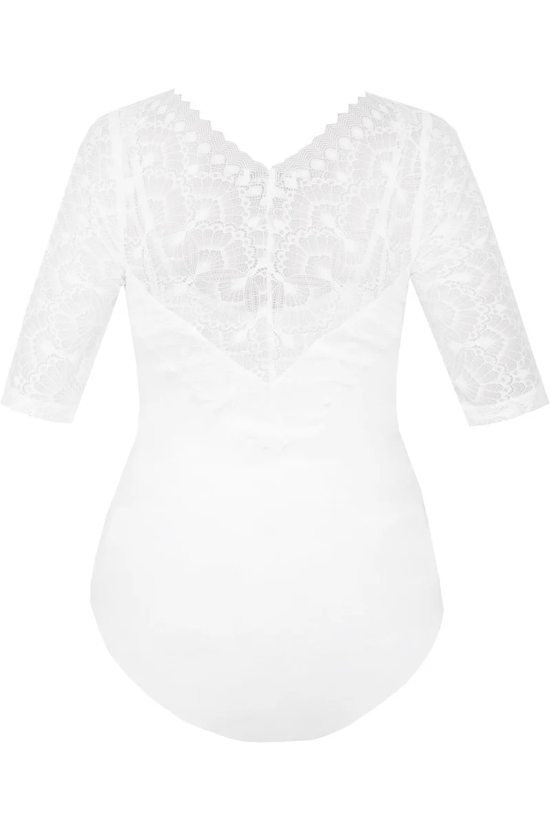 MarJo Dirndlbody "Forsten" Halbarm | Offwhite