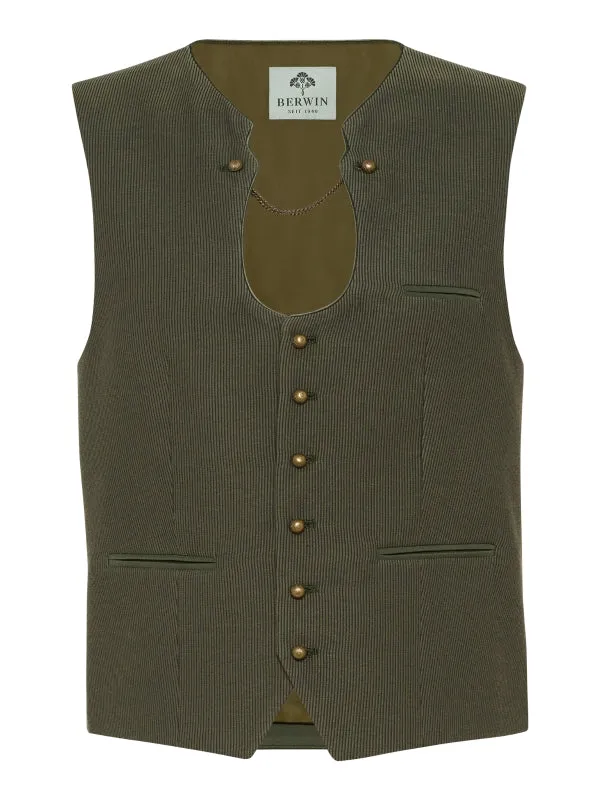 Berwin Traditional Vest "Thompson" green