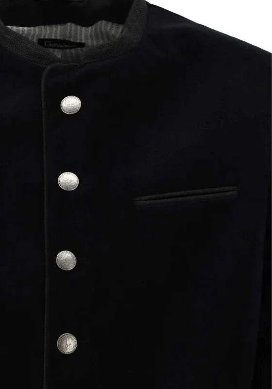 Gipfelstürmer Traditional Velvet Jacket "Xenado" black