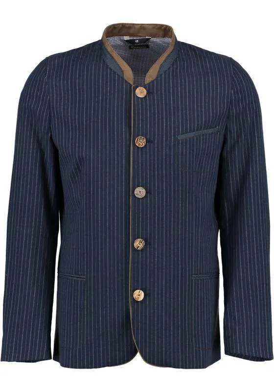 Gipfelstürmer Traditional Slim Fit Jacket "Xedari" marine