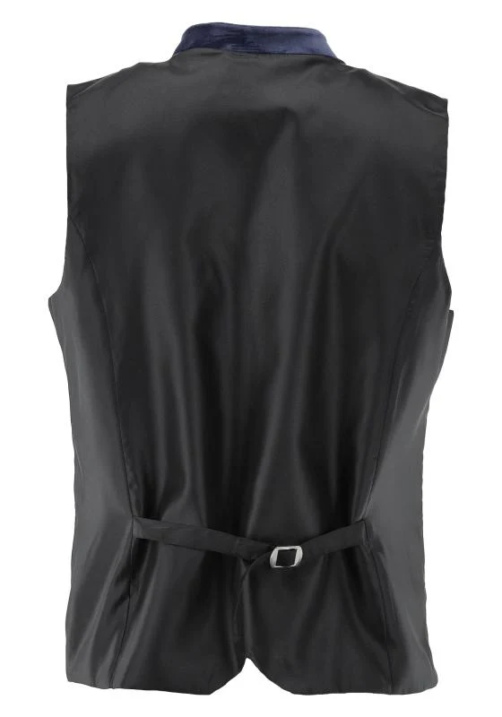 OS Trachten Men's Vest "Kelvin" blue (46-56)