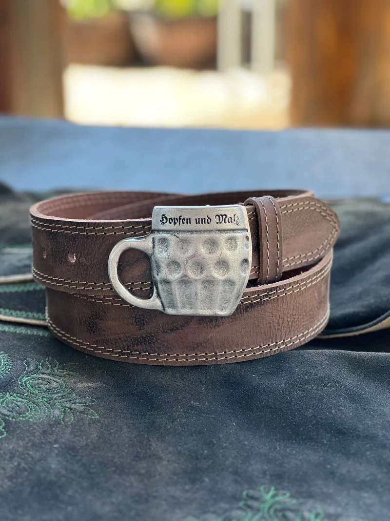 Bavarian Belt "Beer Mug" (size 90)