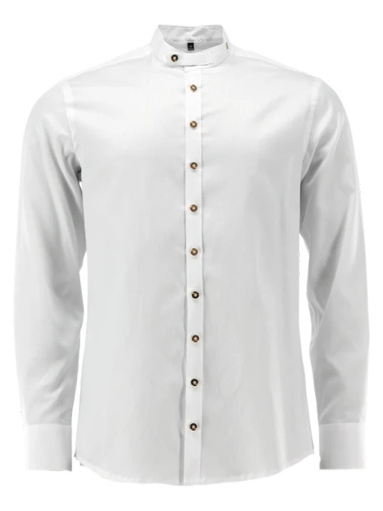 Gipfelstürmer Men's Slim Fit Shirt "Summit" white