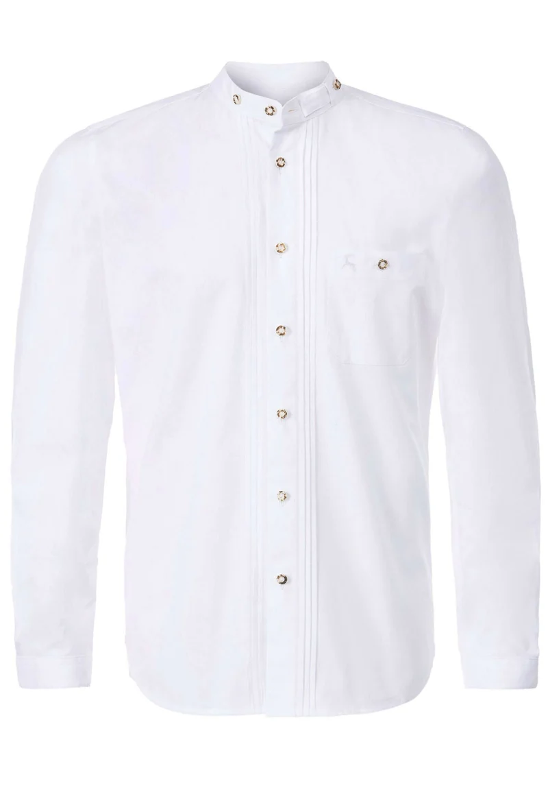Stockerpoint Traditional "Leon" Weiss Long Sleeve Shirt (closeout) 5XL ONLY