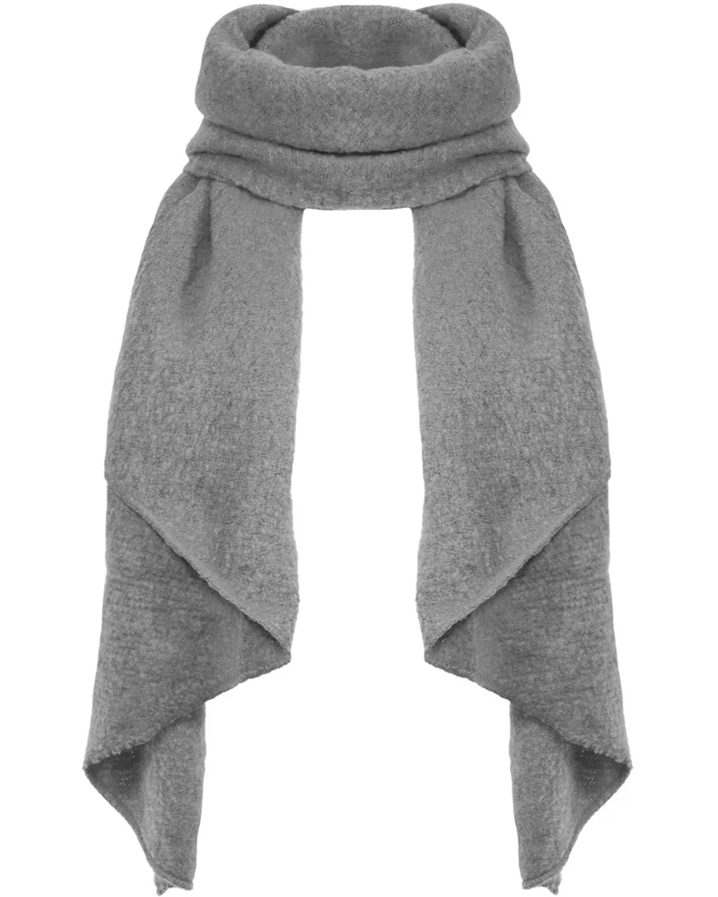 Kuscheliger Winter Schal "Eliana" 250 x 63 cm | Grau