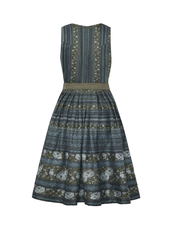 Berwin Long Dirndl 2pcs. 75cm "Sarah" olive