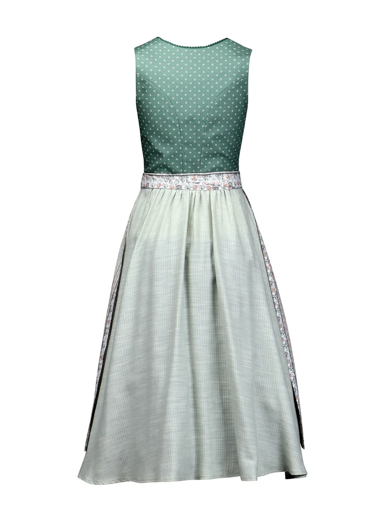 Berwin Cotton Dirndl 2pcs. 75cm "Minna" Green
