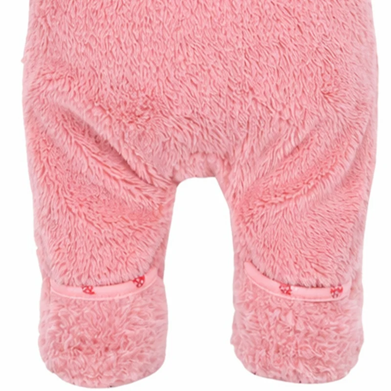 BONDI Baby Mädchen Overall "Herzilein" Teddyfell 86685 | Soft Rose