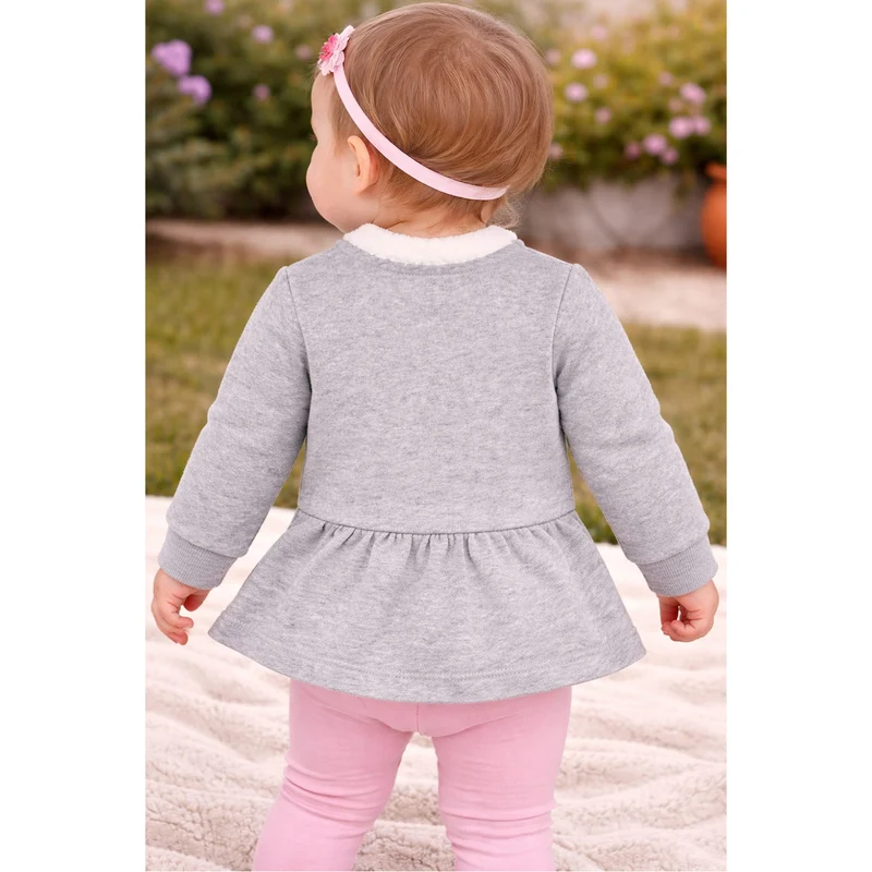 BONDI Baby Mädchen Sweatshirt "You are a Wonder" 86630 | Grey Melange
