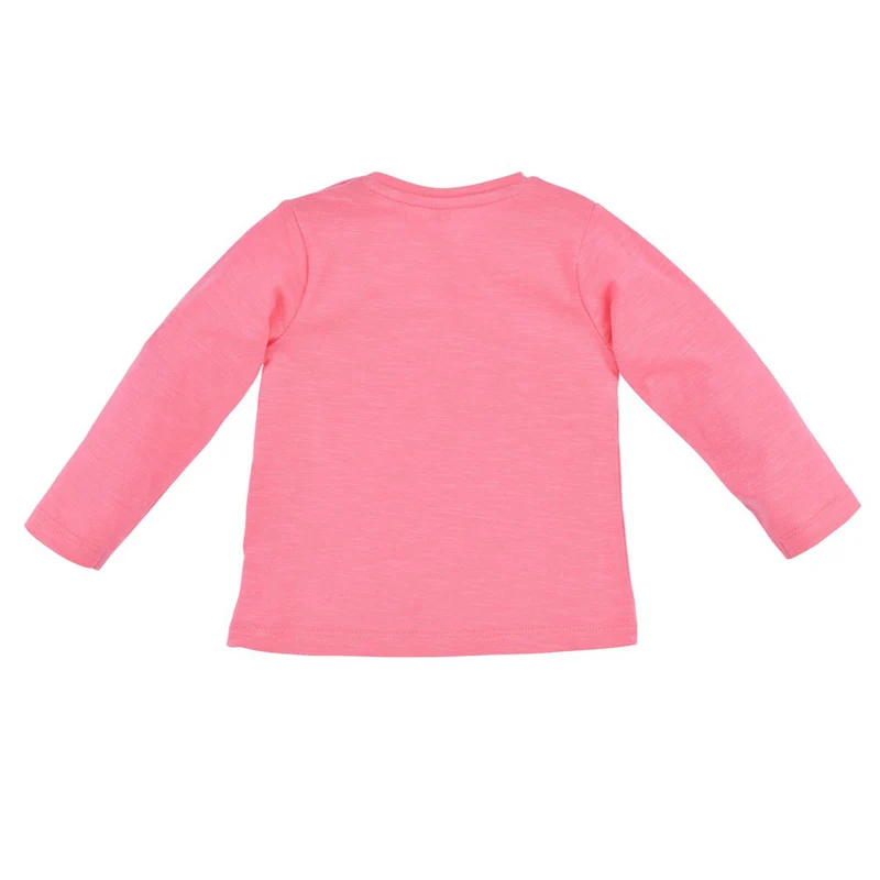 BONDI Baby Mädchen Langarmshirt "Waldtiere" 86662 | Candy Rosa
