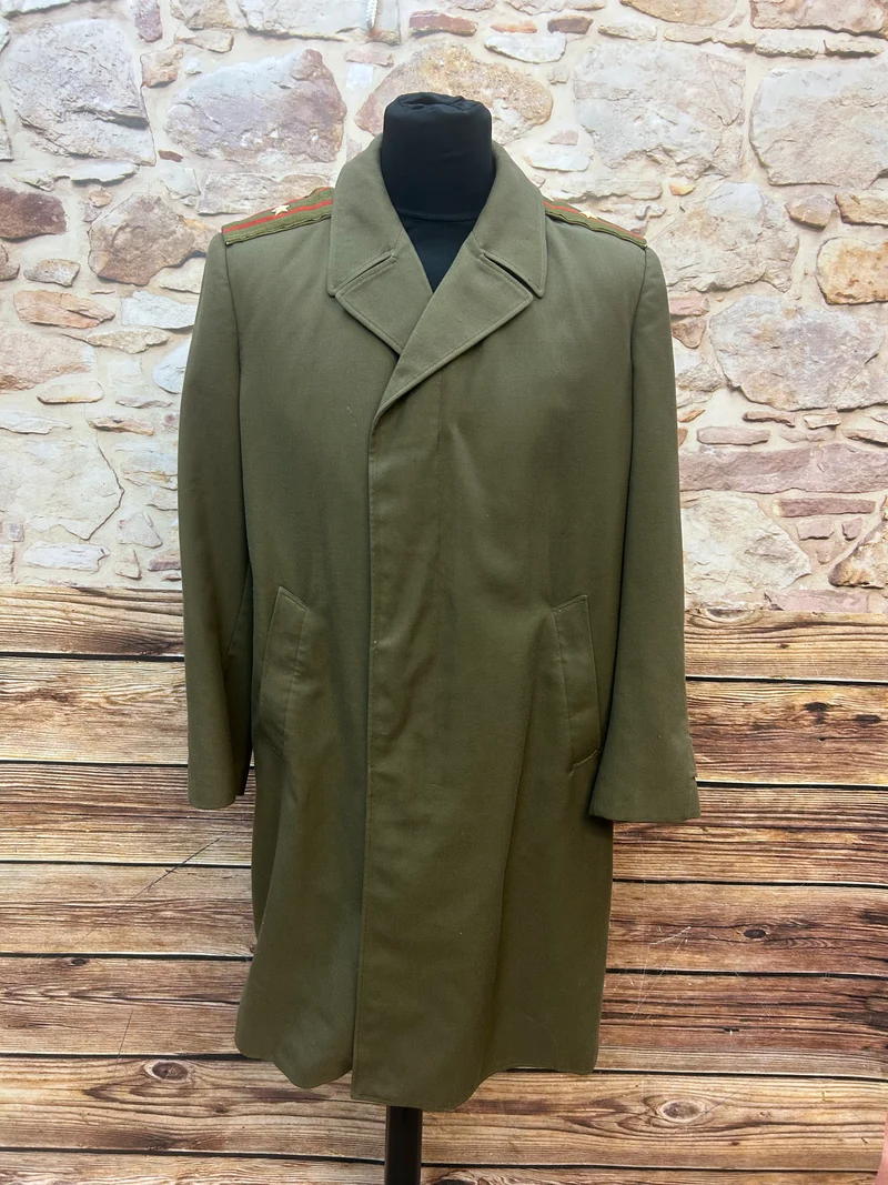 Vintage Sowjetischer Offiziersmantel – Größe ca. XXL