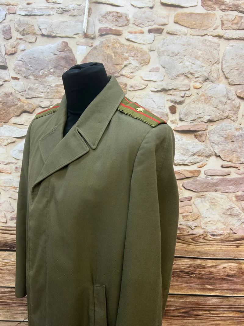 Vintage Sowjetischer Offiziersmantel – Größe ca. XXL
