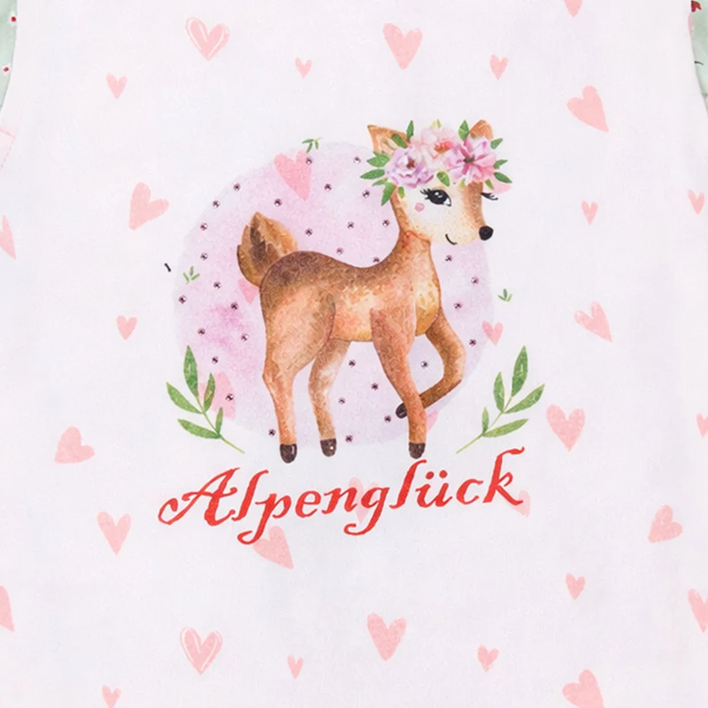 BONDI Baby Mädchen T-Shirt "Bambi" 86751 | Weiß Rosa