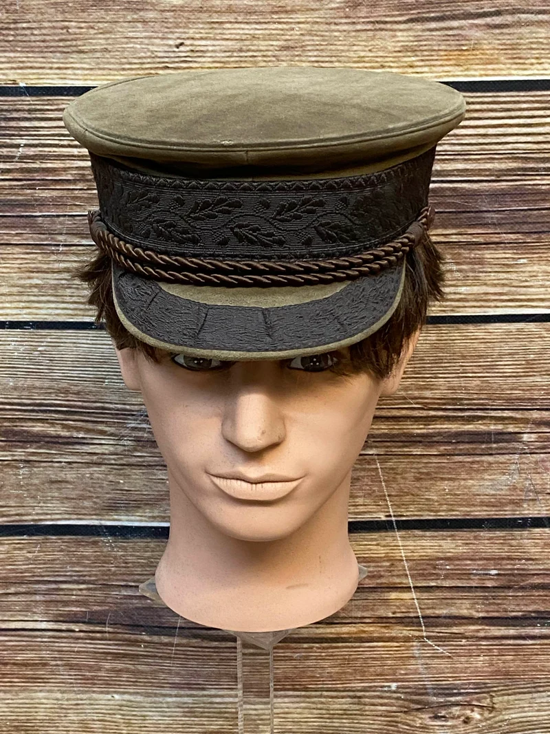 Prinz-Heinrich-Mütze – Gr. 58 Echtes Leder