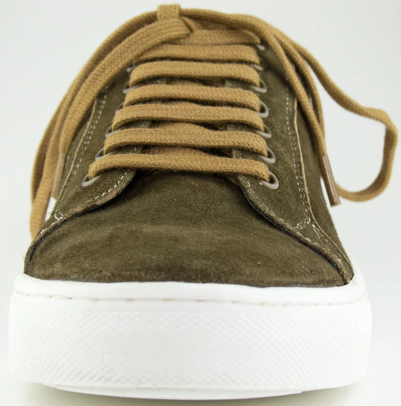 Maddox Herren Leder Sneaker Grannos - Trachten Schuhe Moor Braun