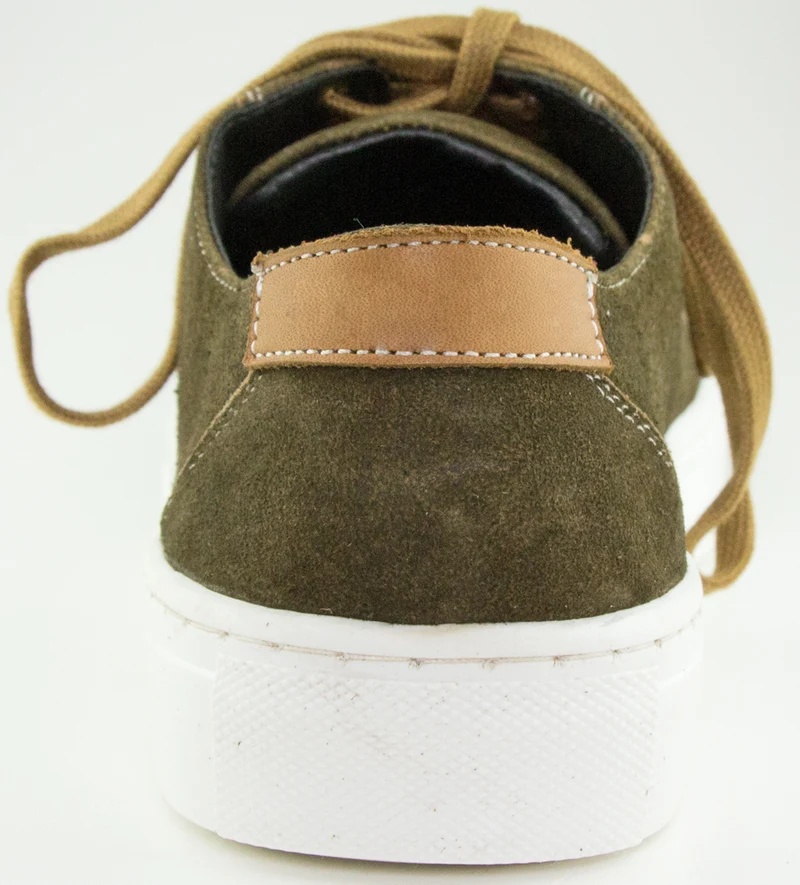Maddox Herren Leder Sneaker Grannos - Trachten Schuhe Moor Braun