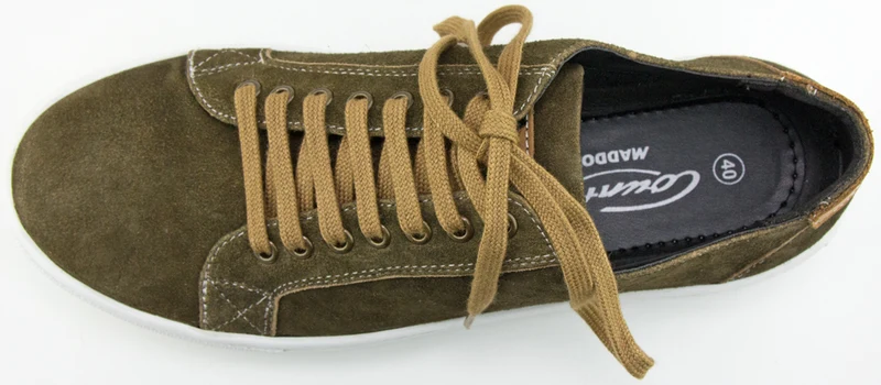 Maddox Herren Leder Sneaker Grannos - Trachten Schuhe Moor Braun