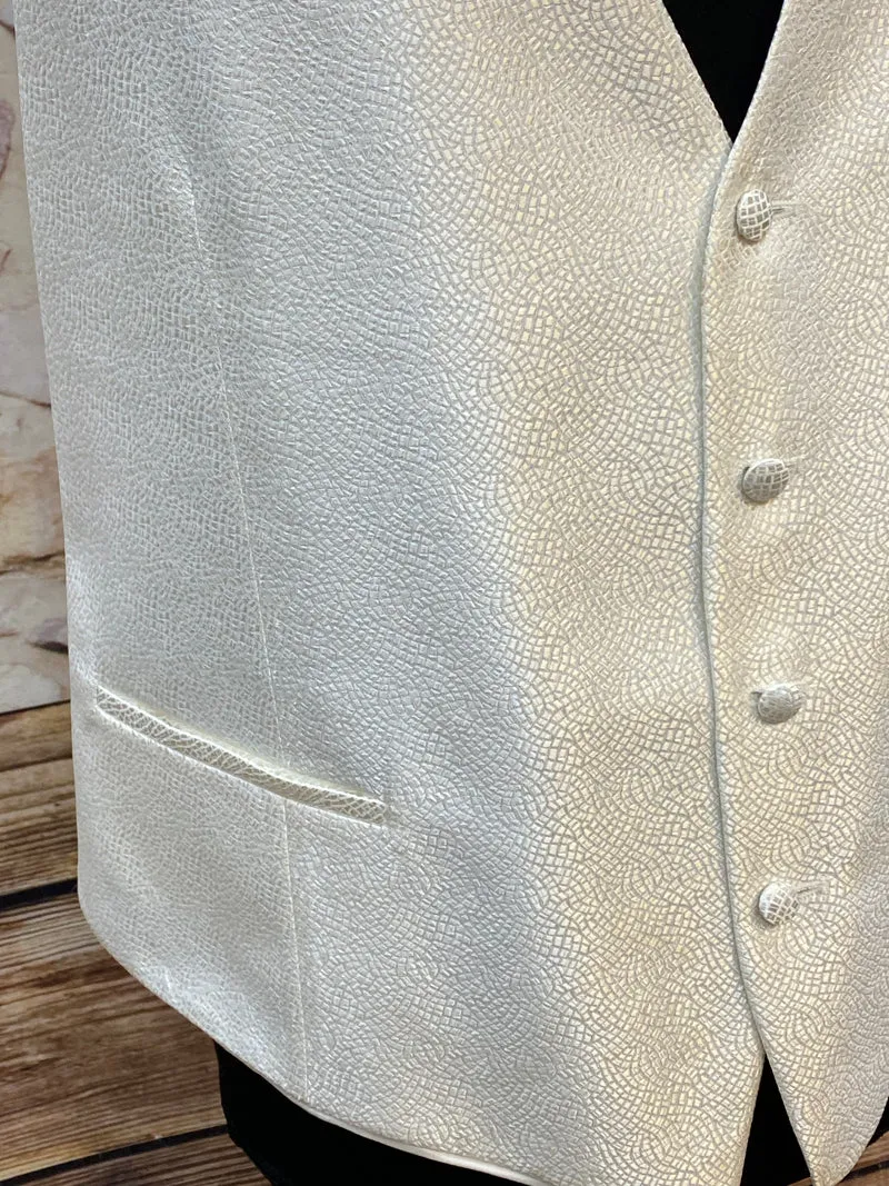 Hochzeitsweste Wilvorst elfenbein Set Gr. 60 elegant