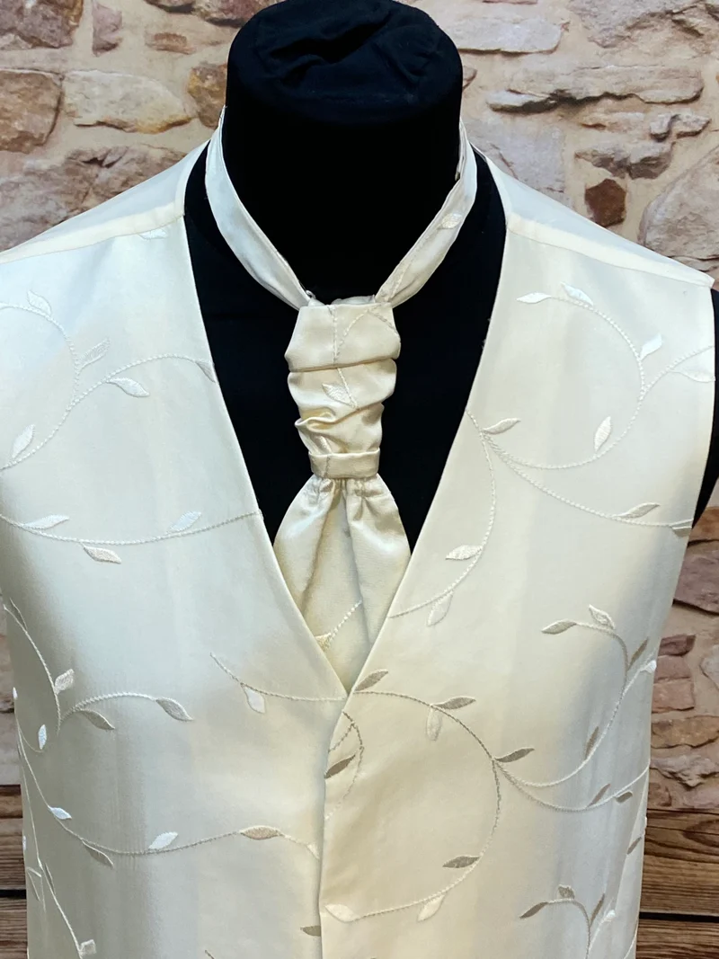 Hochzeitsweste Wilvorst creme Set Gr. 114 elegant Bräutigam