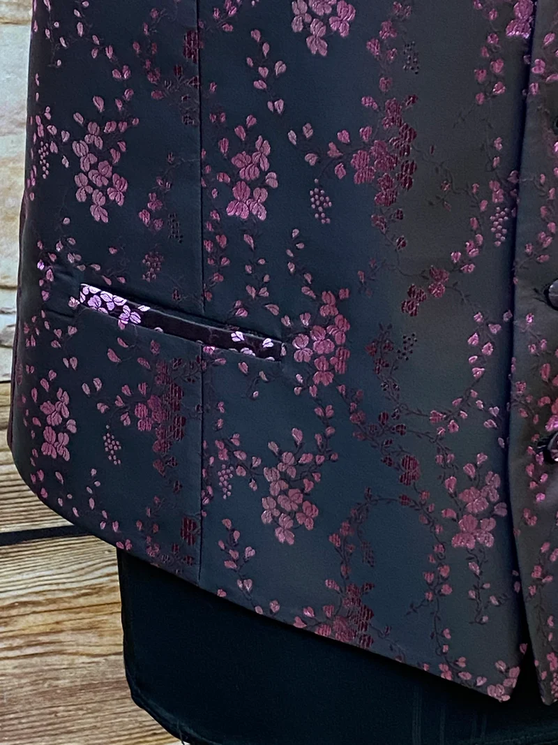 Weste - Hochzeit - Krawatte - lila - Gr.58