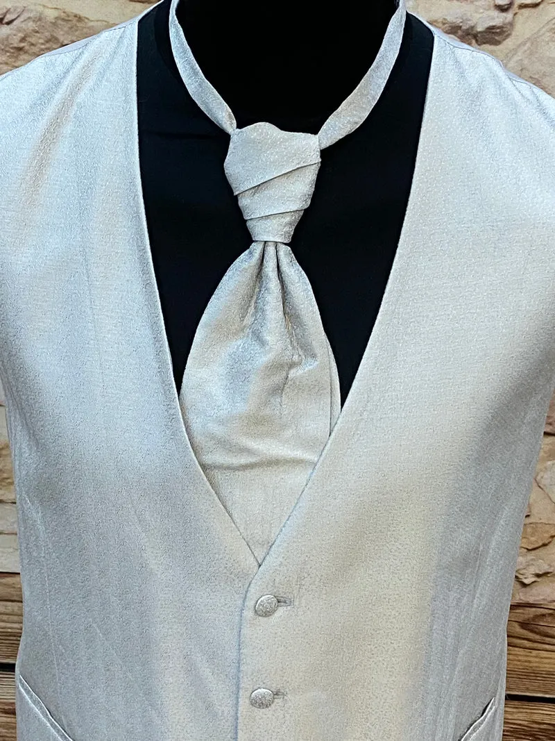 Weste - Hochzeit - Silbergrau – Slim Line - Gr.48 - Wilvorst