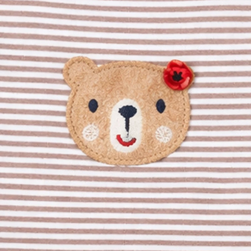 BONDI Baby Langarmshirt "Bär" 93761 | Beige