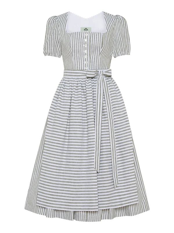 Berwin Maxi Dirndl 2pcs. 80cm "Kara" stripes