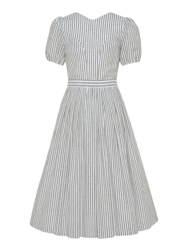 Berwin Maxi Dirndl 2pcs. 80cm "Kara" stripes