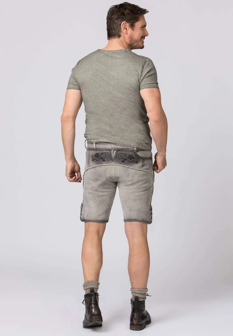 Men's Lederhosen Kramer Vintage Smoked Washed (58) closeout
