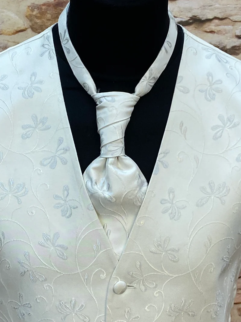 Weste - Hochzeit - Elfenbein - Gr.52 - Masterhand