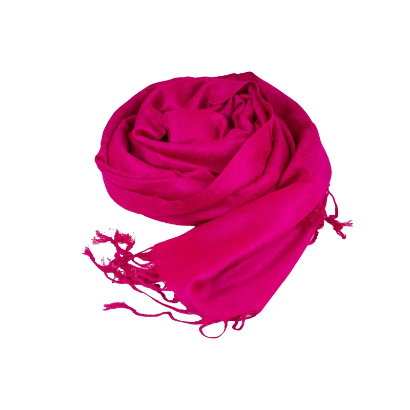 Halstuch aus Viscose - Stola Schal 185 x 70 cm | Pink