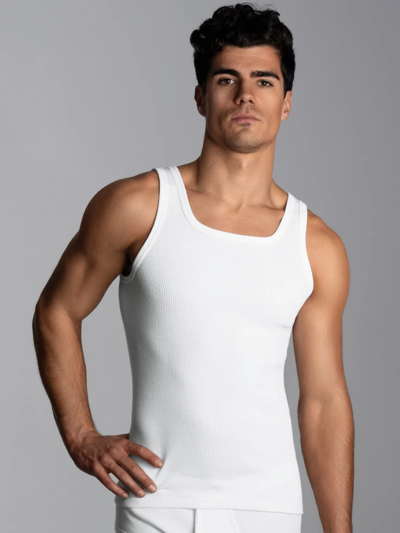 Trigema Premium Organic Cotton Dual Rib Tank-Top