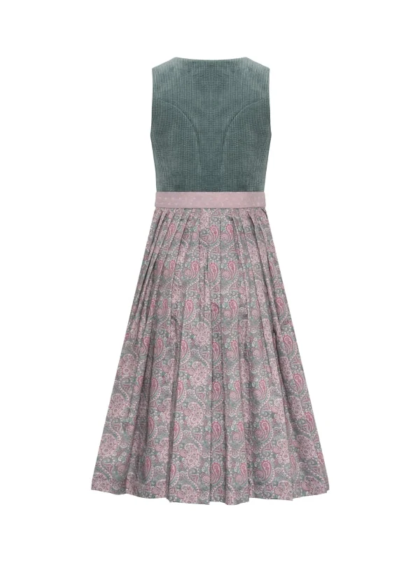 Berwin Long Dirndl 2pcs. 75cm "Lexi" sage (36)