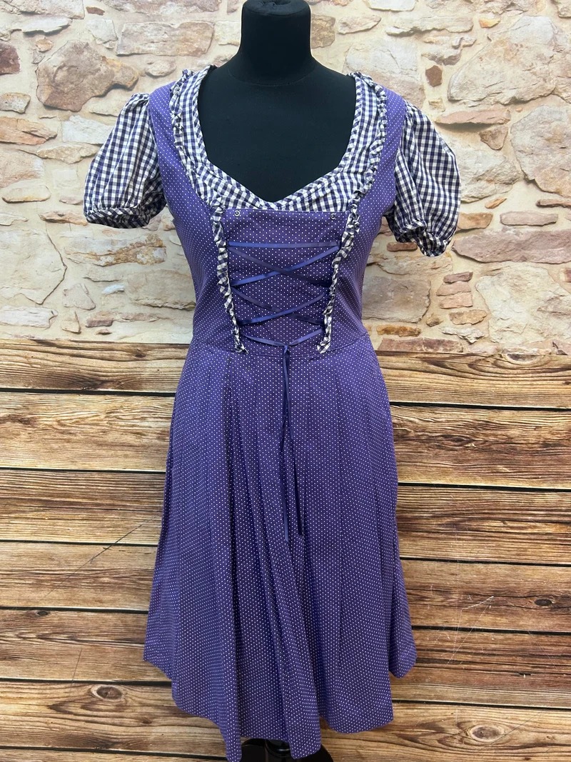 Dirndl lila - 3-teilig, Gr. 36