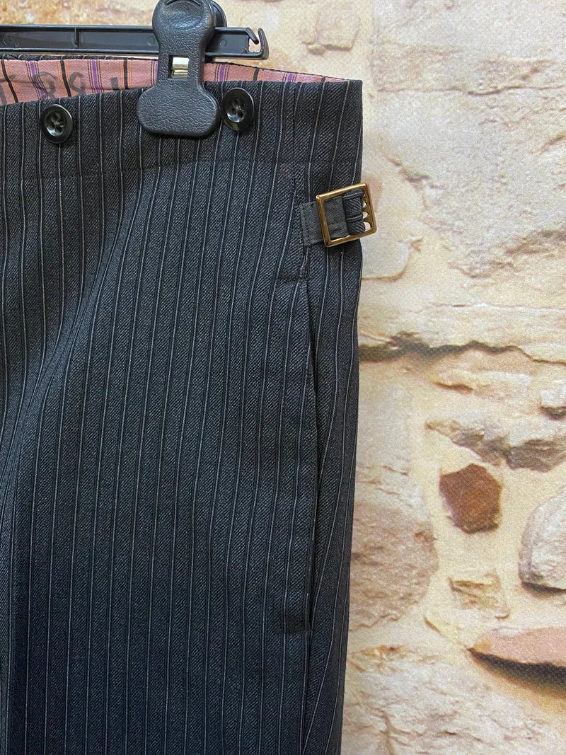 Stresemannhose – Vintage - gestreift - Größe 50