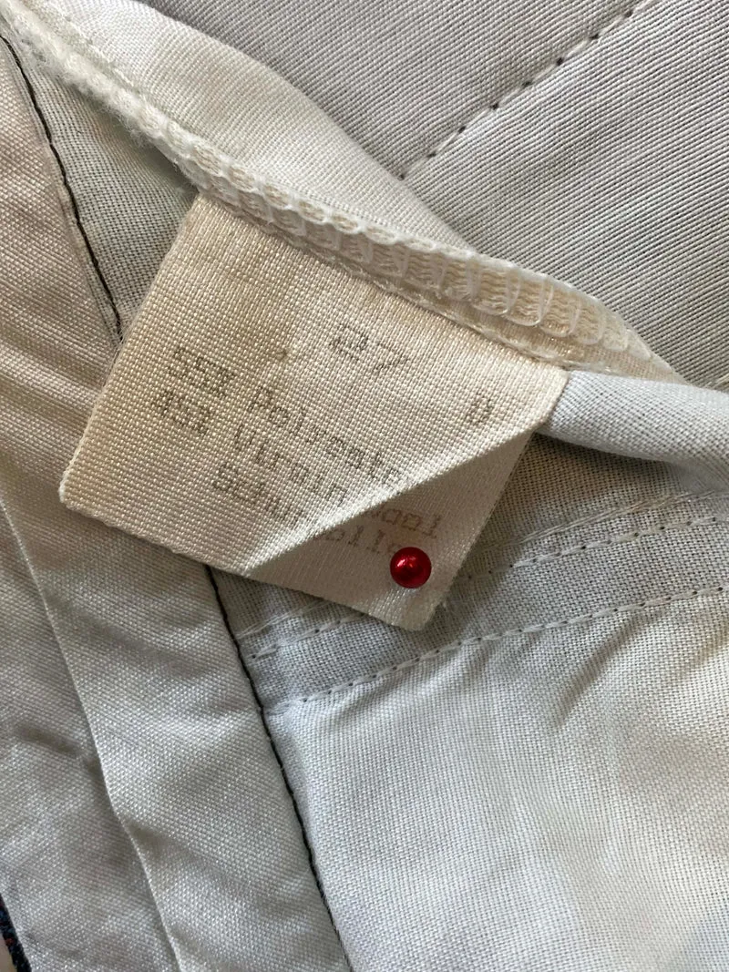 Vintage Stresemannhose Herren 27 – Grau Nadelstreifen Schurwolle-Mix