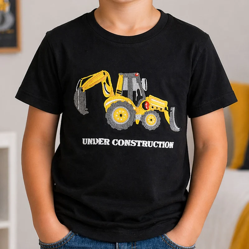 BONDI Jungen T-Shirt "Bagger" 33151 | Schwarz
