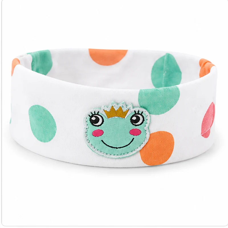 BONDI Stirnband "Froschkönig" 86578 - Weiß | Baby Mädchen Bandana