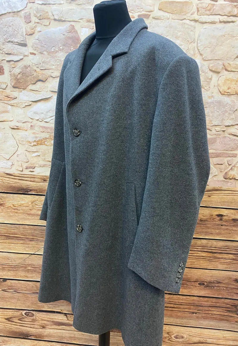 Vintage-Wollmantel - britischer 1920er-Jahre-Stil - Gr.58