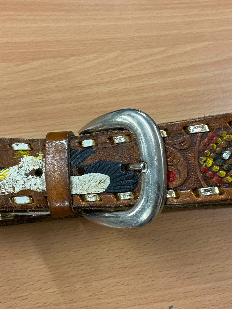 Vintage Western-Gürtel - Adlermotiv