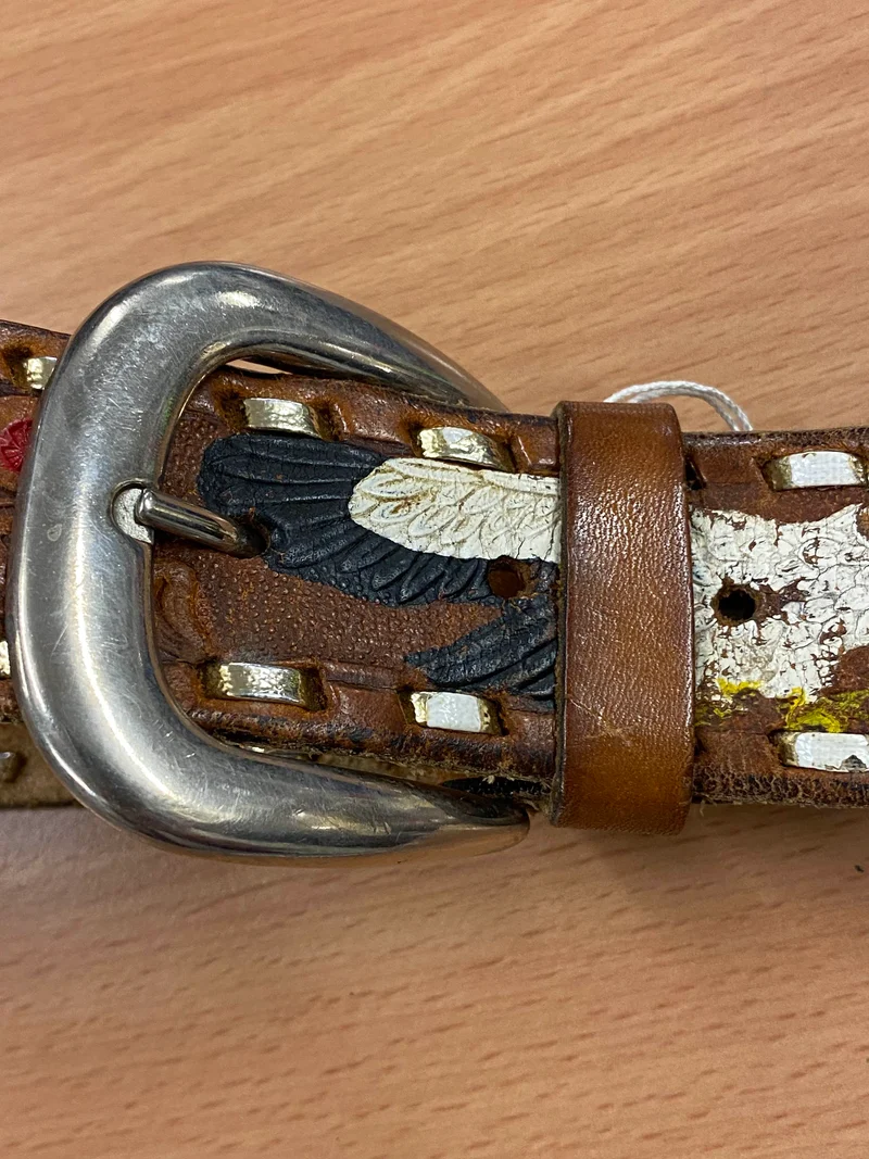 Vintage Western-Gürtel - Adlermotiv