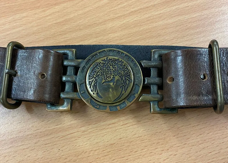 Ledergürtel - Vintage - Adlermotiv