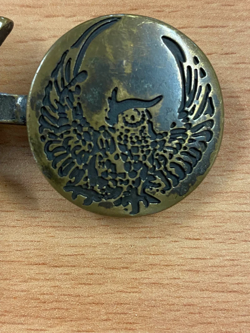 Ledergürtel - Vintage - Adlermotiv
