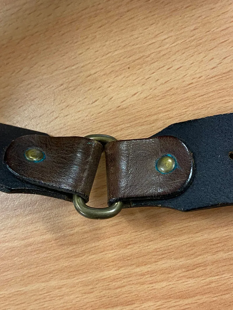 Ledergürtel - Vintage - Adlermotiv