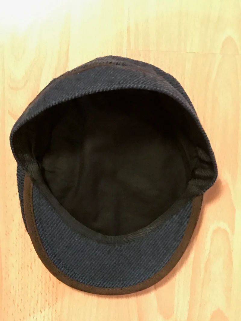 Schiebermütze Gr.58, dunkelblau meliert C&A
