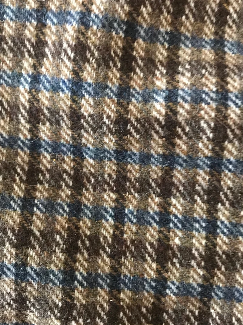 Vintage Schiebermütze im Karo-Muster (Größe 57)