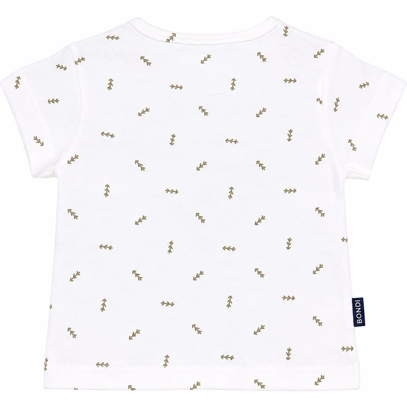 BONDI Baby Kleinkinder T-Shirt "Feuerwehr" 93681 | Weiß - Kurzarmshirt